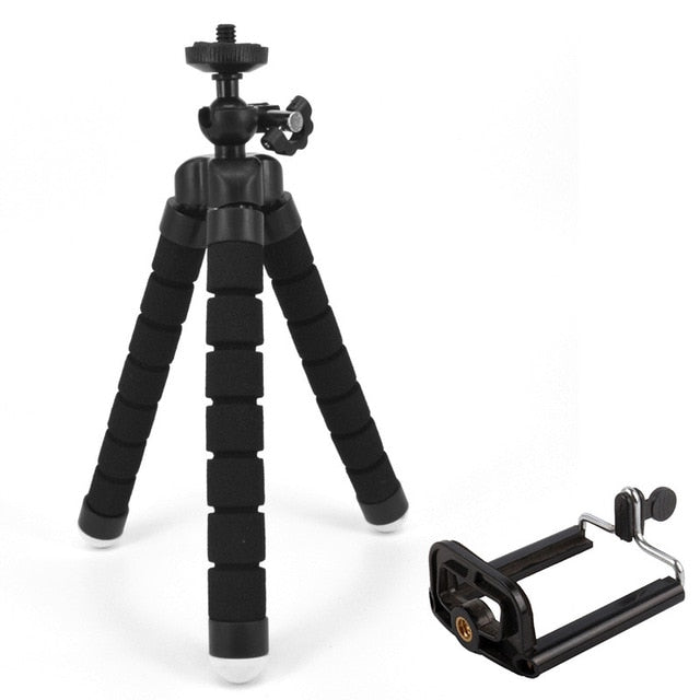 Tripod Phone Holder With Bluetooth Remote Shutter