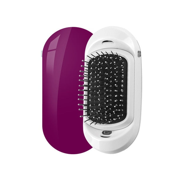 Portable Electric Ionic Hairbrush