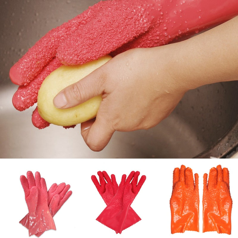 2pcs Pair Creative Peeled Potato Cleaning Gloves